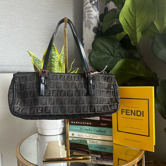 Fendi zucchino Monogram Handbag - Picture 1 of 14